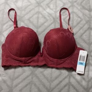 Maroon bra